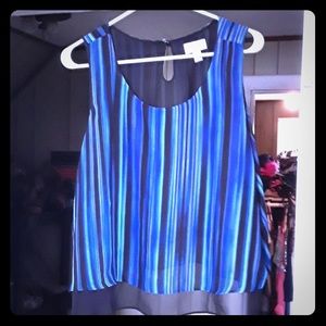 Beautiful crip top tank by bisou bisou Michelle